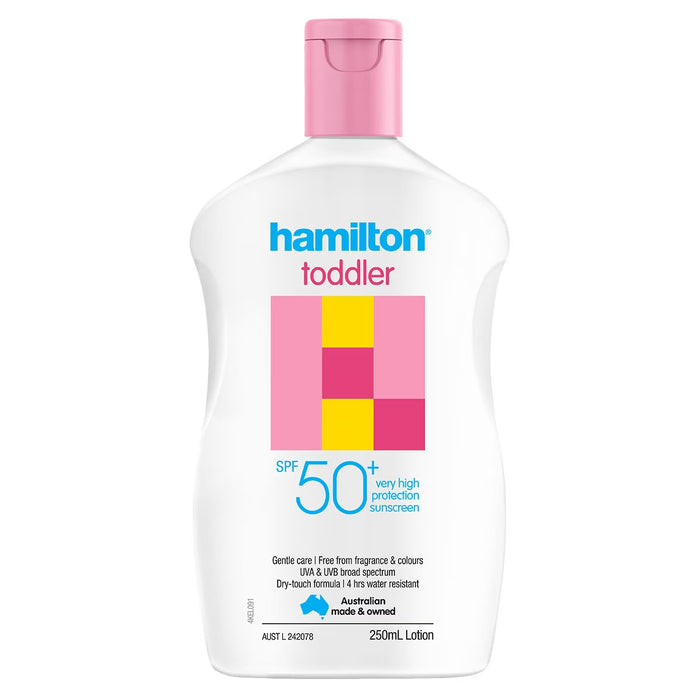 Hamilton Toddler Lotion SPF50+ 250ml