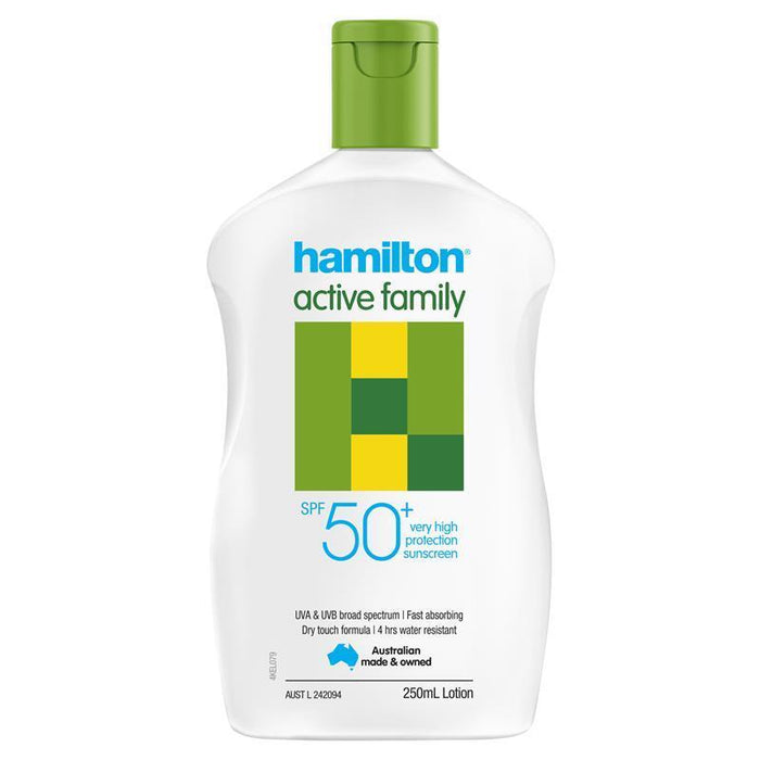 Hamilton Action Family Lotion SPF50+ 250ml