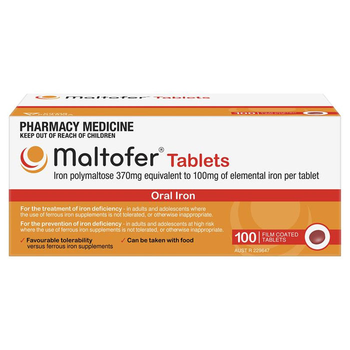 Maltofer Iron 100mg 100 tablets