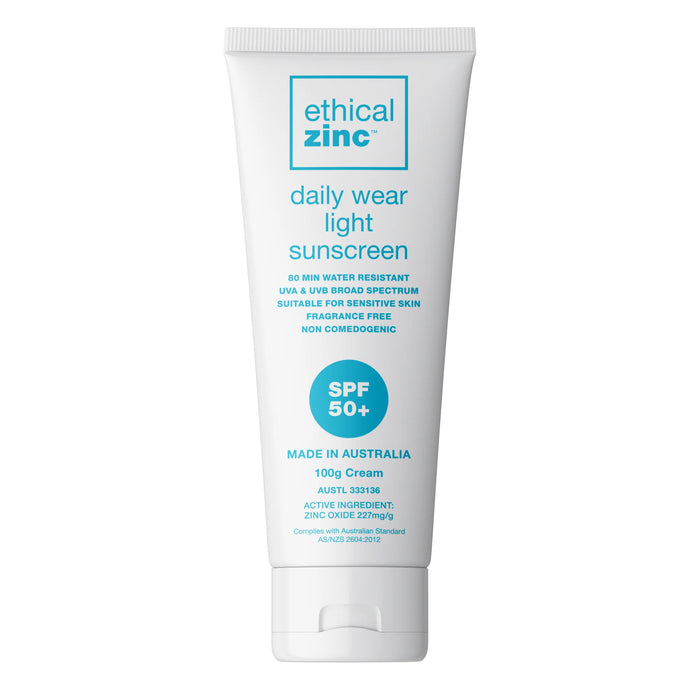 ETHICAL ZINC Daily Wear Light Sunscreen SPF50+