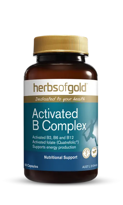 HERBS OF GOLD Activated B Complex 60 Capsules