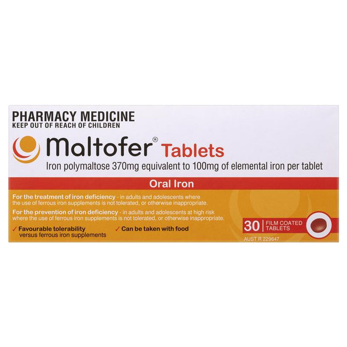 Maltofer Iron 100mg 30 tablets