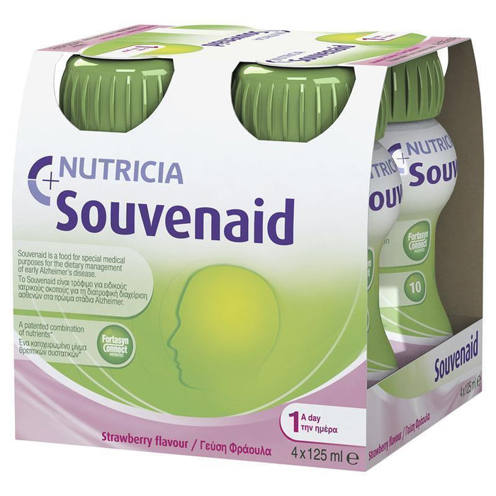 Souvenaid Strawberry 125ml 4 pack