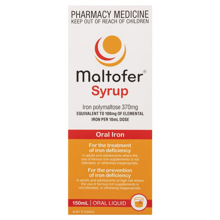 MALTOFER IRON 10MG/ML SYRUP 150ML