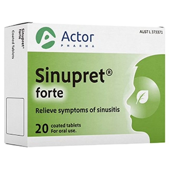 SINUPRET Forte Sinusitis Relief 20 Tablets