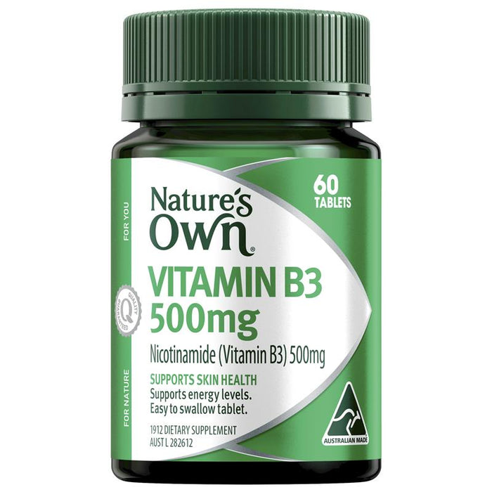 NATURE'S OWN B3 500mg 60 tablets