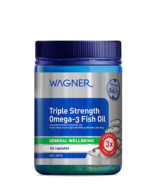 WAGNER Triple Strength Omega-3 Fish Oil 150 capsules