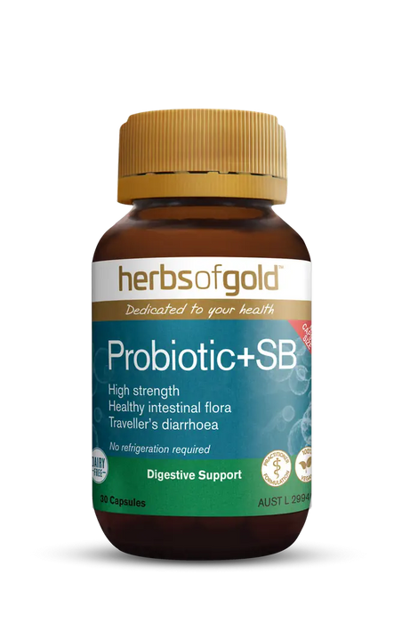 HERBS OF GOLD Probiotic + SB Capsules 30