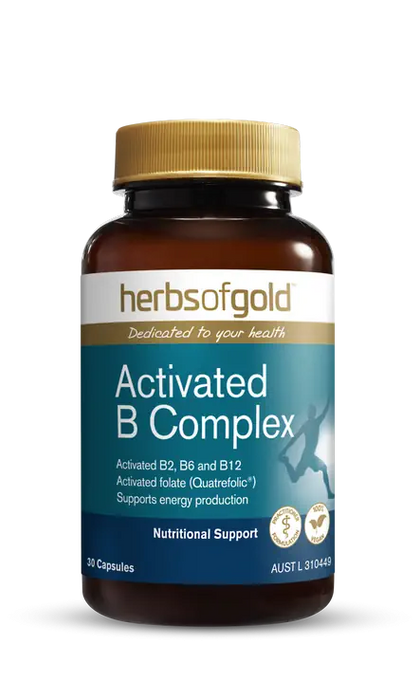 HERBS OF GOLD Activated B Complex 30 Capsules