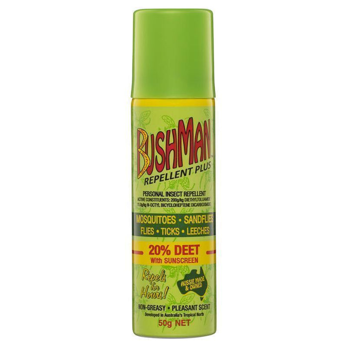 Bushman Plus UV Insect Repellent Aerosol 50g