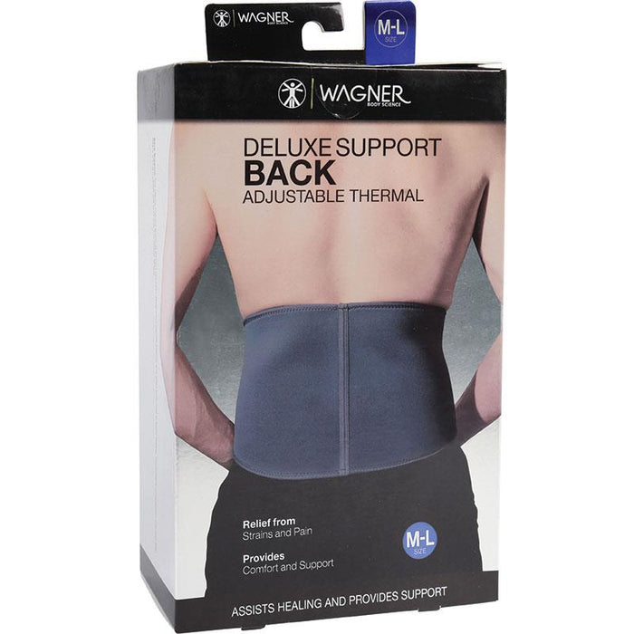 WAGNER Deluxe Back Support Adjustable