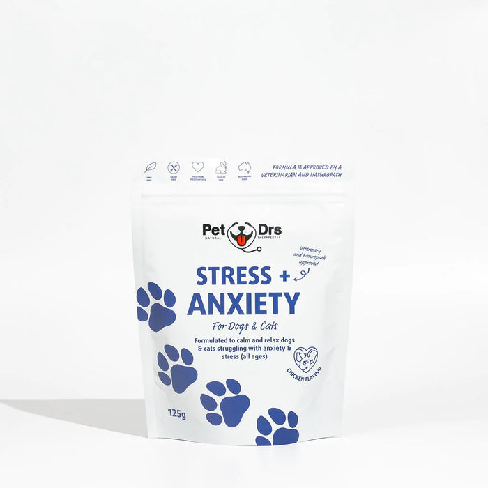 PET DRS Stress + Anxiety Supplement (For Dogs & Cats) 125g