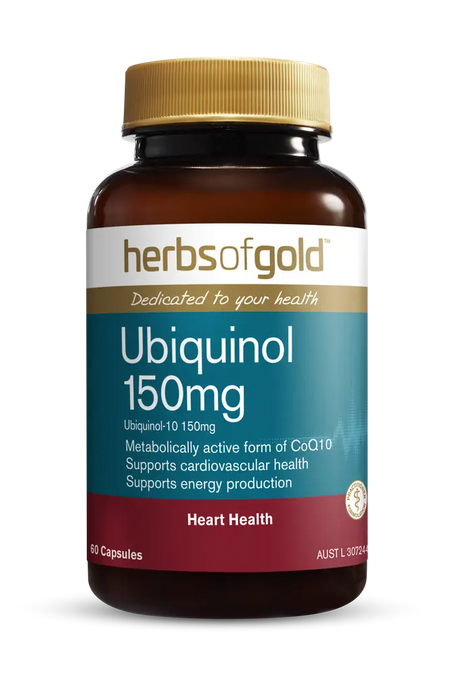 HERBS OF GOLD Ubuiquinol 150mg Capsules 60