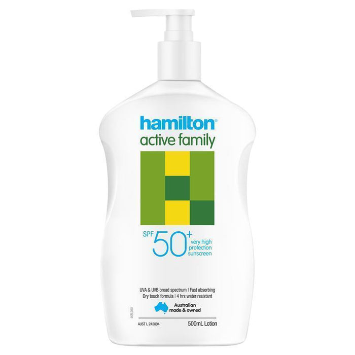 Hamilton Action Family Lotion SPF50+ 500ml