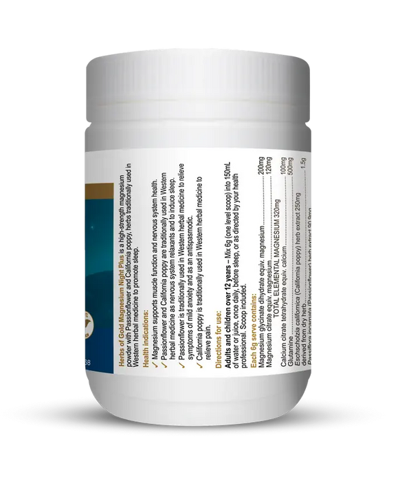 HERBS OF GOLD Magnesium Night 150g