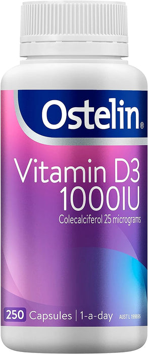 OSTELIN Vitamin D 1000IU 250 gel capsules