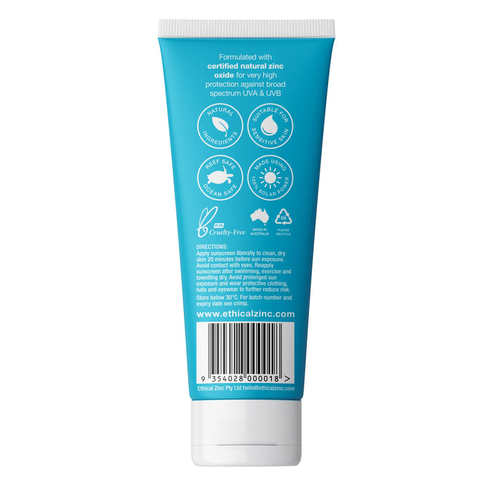 ETHICAL ZINC Natural Clear Zinc Sunscreen SPF50+