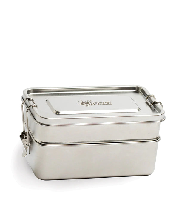 Cheeki 1.2L Stainless Steel Lunch Box Double Stack