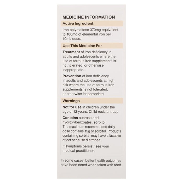 MALTOFER IRON 10MG/ML SYRUP 150ML