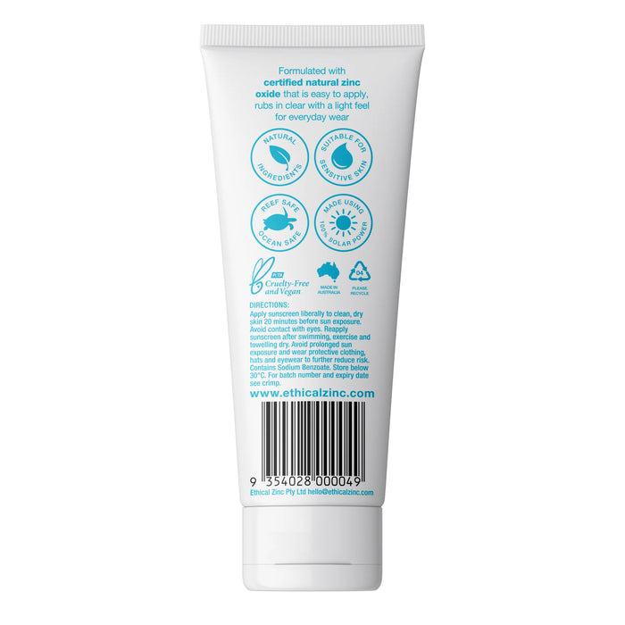 ETHICAL ZINC Daily Wear Light Sunscreen SPF50+