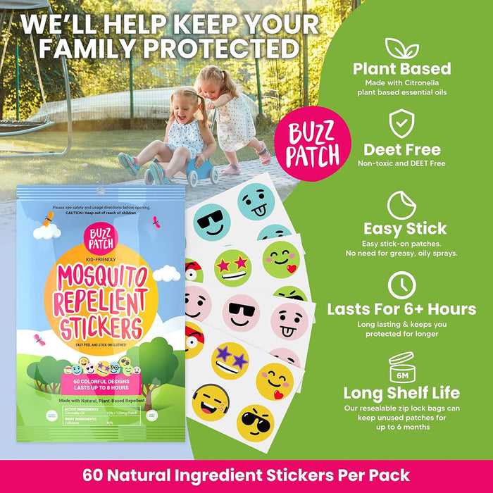 Buzz Patch Mosquito Patches 60 Pack