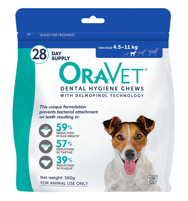 ORAVET BLUE for Small Dogs (4.5kg-11kg)