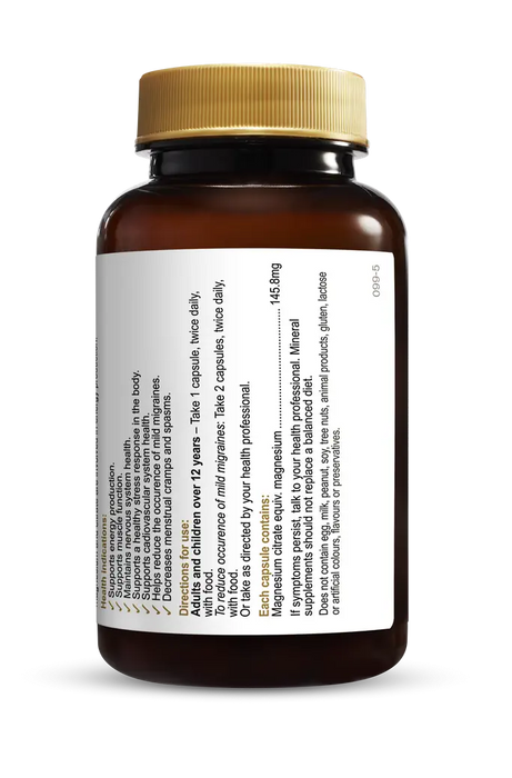 HERBS OF GOLD Magnesium Citrate 900 Capsules 60