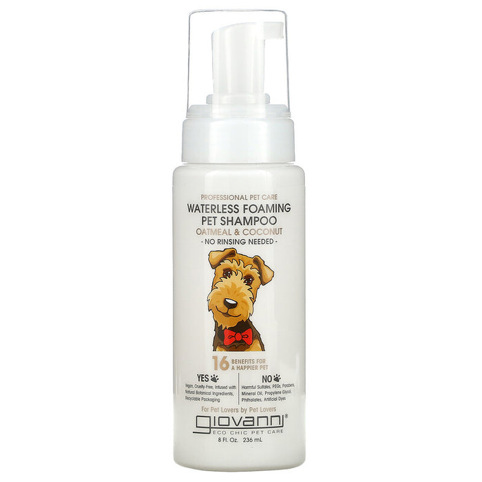 GIOVANNI Waterless Foaming Pet Shampoo