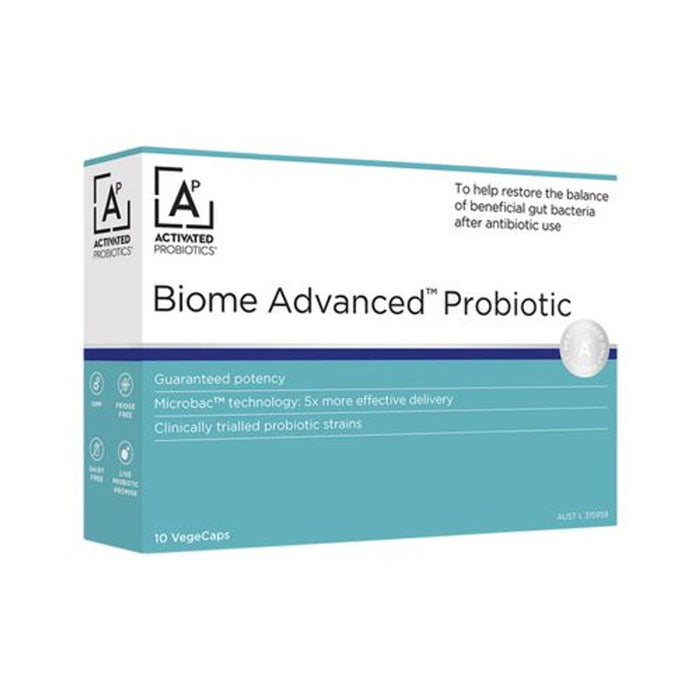 ACTIVATED PROBIOTICS Biome Advanced Capsules 10