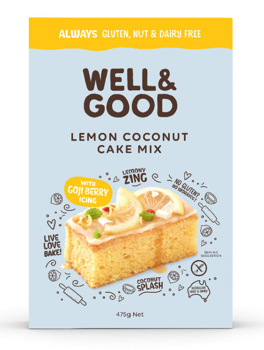 Well & Good Lemon Coconut Cake Mix