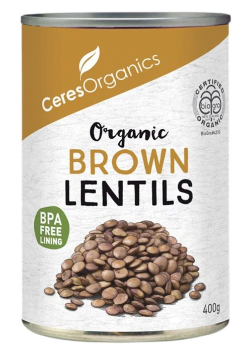 CERES ORGANIC Brown Lentils 425g