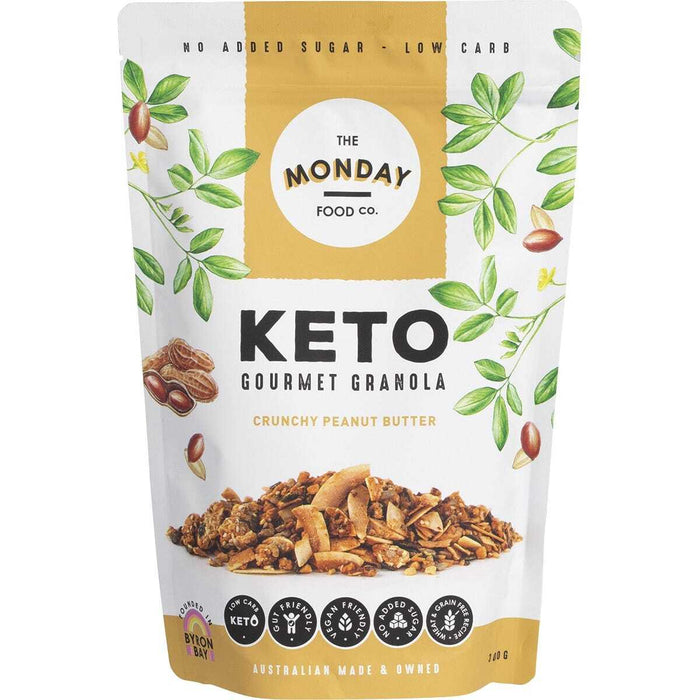 THE MONDAY FOOD CO Keto Granola Peanut Butter 300g