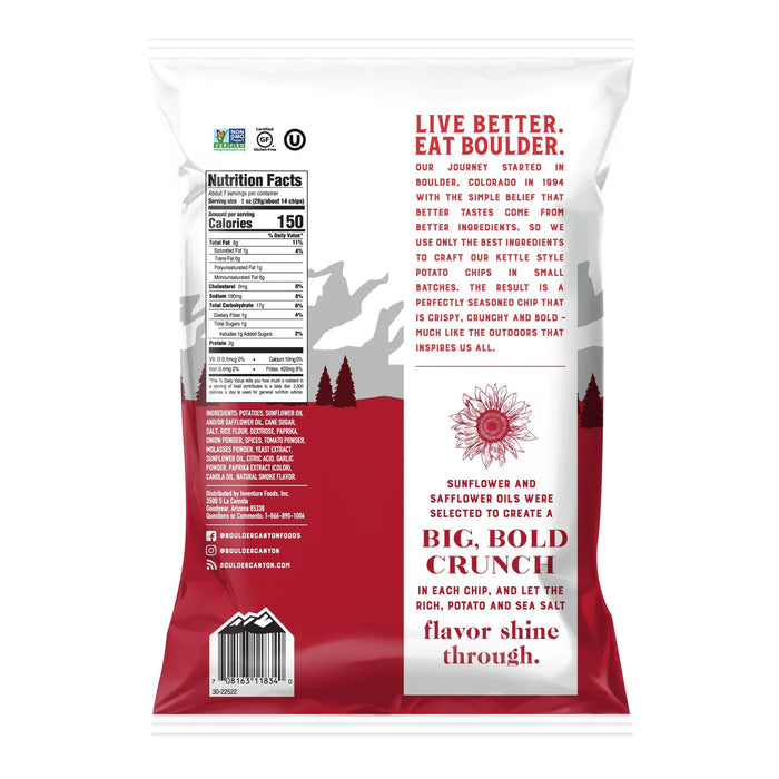 Boulder Canyon Hickory Barbeque Chips