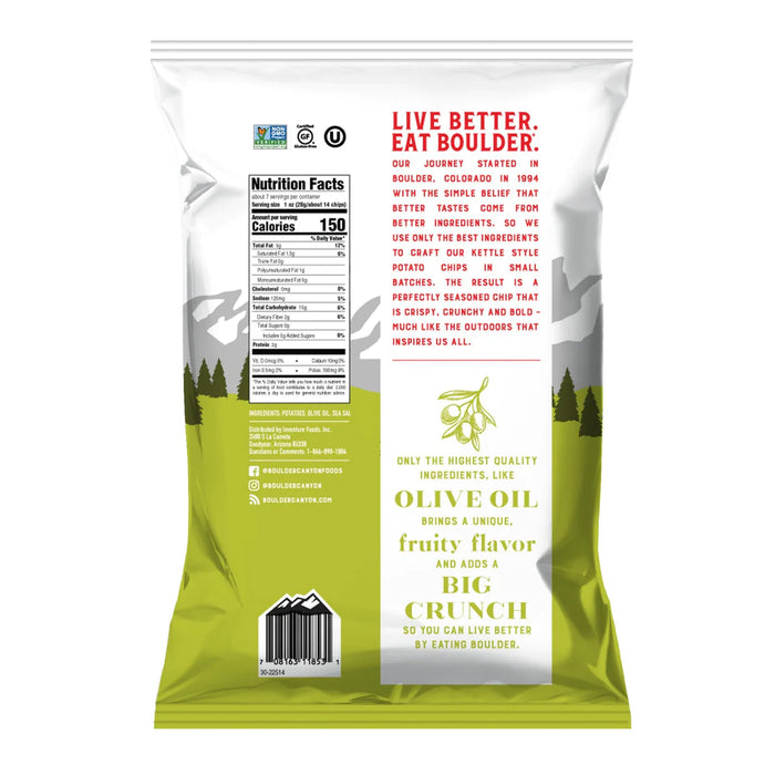 Boulder Canyon Olive OIl Chips