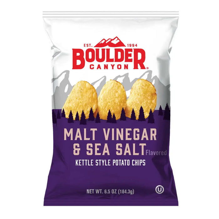 Boulder Canyon Malt Vinegar & Sea Salt Chips