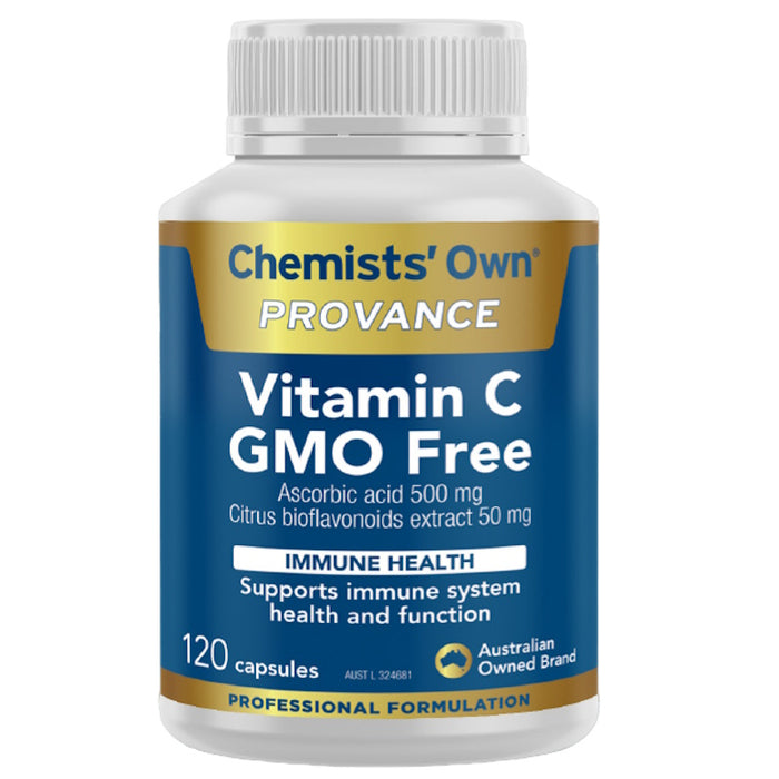 CHEMIST OWN PROVANCE Vitamin C GMO Free 120 capsules