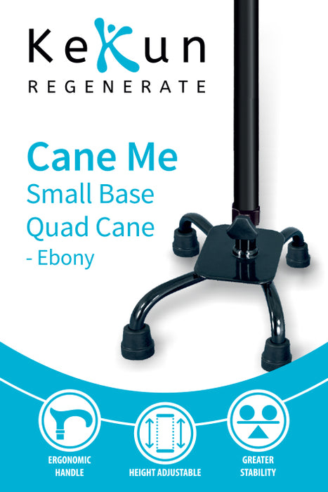 KEKUN (K731-850) Cane Me, Small Base Quad Cane