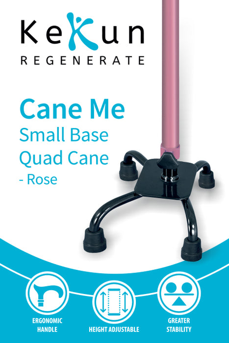 KEKUN (K731-850) Cane Me, Small Base Quad Cane