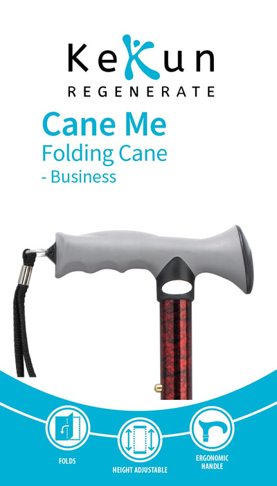 KEKUN (K900-410) Cane Me, Folding Cane - Economy, Business, First